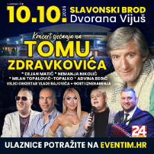 Koncert "Sjećanje Na Tomu Zdravkovića" @ Slavonski Brod