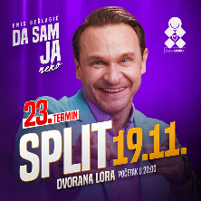 Enis Be&scaron;lagić: Da sam ja neko @ Split, 19.11.2026