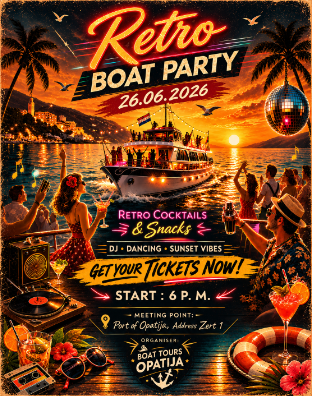 Retro Boat Party