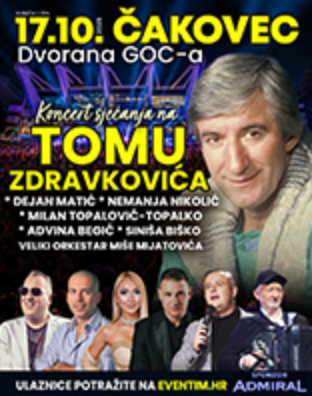 Koncert "Sjećanje na Tomu Zdravkovića"